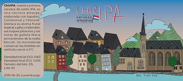 Chiripa beer label